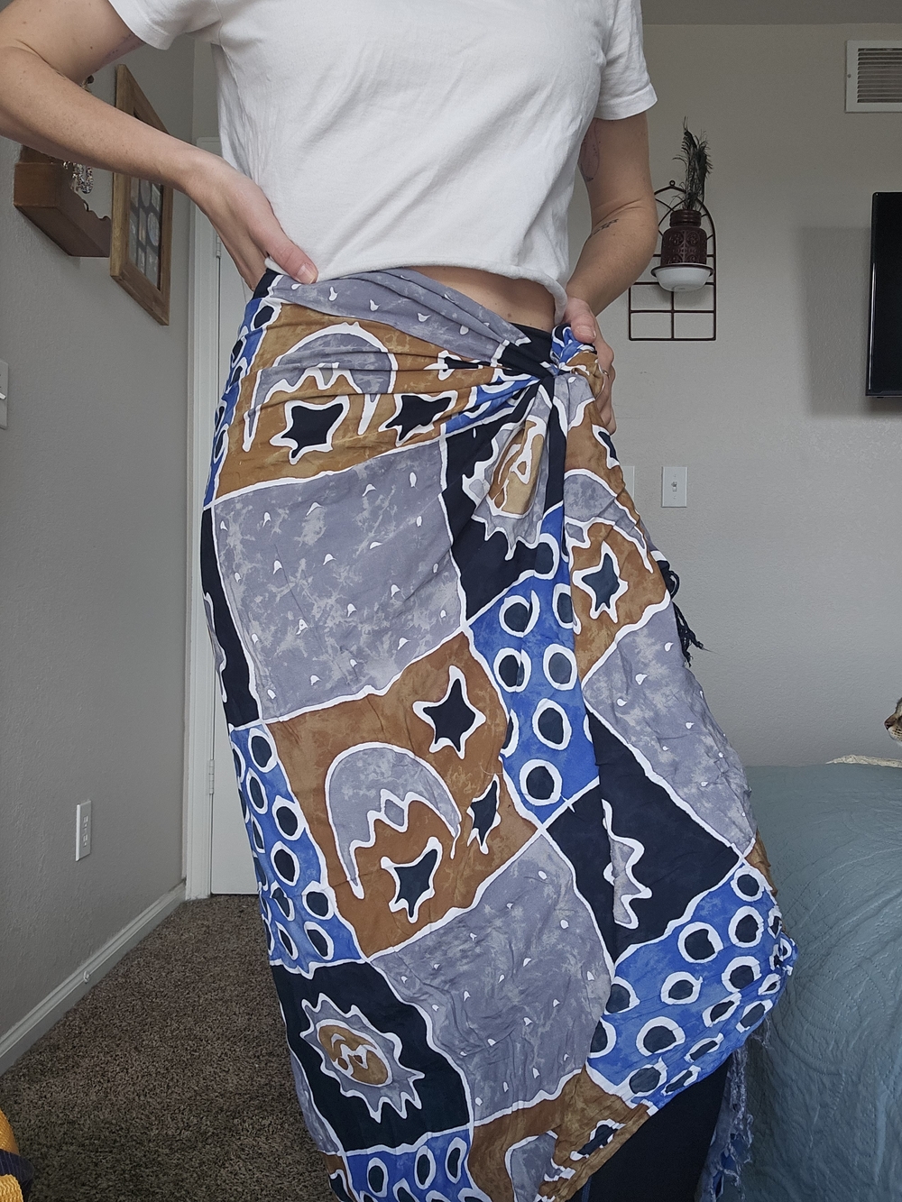Women’s Celestial Printed Sarong Wrap